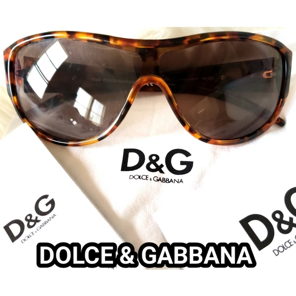 Dolce & Gabbana Tortoise Monogram Sunglasses - Picture 1 of 7